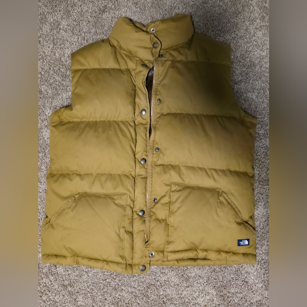 North Face mens down vest